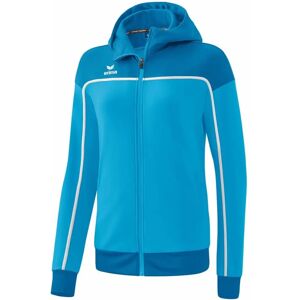 ERIMA Damen Kapuzensweat CHANGE training jacket - female - curacao/mykonos/white - 38 ERIMA Damen Kapuzensweat CHANGE training jacket - female - curacao/mykonos/white - 38