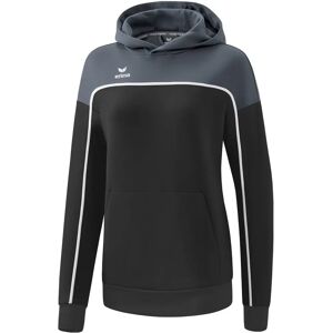 ERIMA Black/Grey/White Fitted Hoodie - Hooded Sweatshirt ERIMA Black/Grey/White Fitted Hoodie - Hooded Sweatshirt