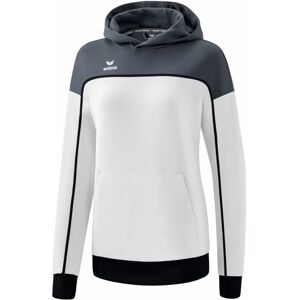 ERIMA Damen Kapuzensweat CHANGE hoody - white/slate grey/black - 34 - Sweatshirt ERIMA Damen Kapuzensweat CHANGE hoody - white/slate grey/black - 34 - Sweatshirt