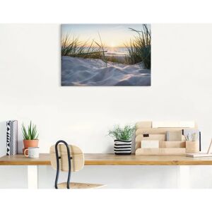 ARTLAND Ostseestrand Leinwand Wandbild - Landschaft, 130x90cm ARTLAND Ostseestrand Leinwand Wandbild - Landschaft, 130x90cm