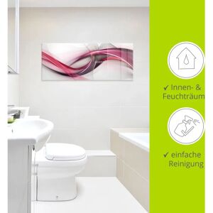 ARTLAND Ideen Glasbild - Abstraktes Design 125x50cm ARTLAND Ideen Glasbild - Abstraktes Design 125x50cm