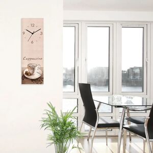 ARTLAND Cappuccino - Kaffee Wanduhr - Lautloses Quarz- oder Funkuhrwerk - Made in Germany ARTLAND Cappuccino - Kaffee Wanduhr - Lautloses Quarz- oder Funkuhrwerk - Made in Germany