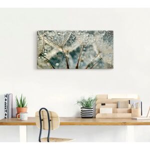 ARTLAND - Pusteblume Regenschauer - Grau - Wall art ARTLAND - Pusteblume Regenschauer - Grau - Wall art