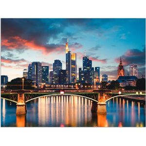 ARTLAND Frankfurt am Main Skyline II Blau Wandbild - Stadtansicht ARTLAND Frankfurt am Main Skyline II Blau Wandbild - Stadtansicht