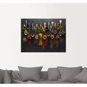 ARTLAND Kräuter & Gewürze Schiefer Wandbild - Lebensmittel - 60x45cm ARTLAND Kräuter & Gewürze Schiefer Wandbild - Lebensmittel - 60x45cm