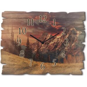 ARTLAND Holz-Wanduhr - Alpenhochland - Lautlos, 40cm ARTLAND Holz-Wanduhr - Alpenhochland - Lautlos, 40cm