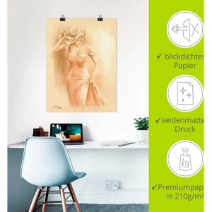 ARTLAND - Kurviges Model - Braun - 30x40 cm - Wall art ARTLAND - Kurviges Model - Braun - 30x40 cm - Wall art