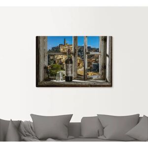 ARTLAND - Blick aus dem Fenster Matera, Italien - 30x20 cm - Leinwandbild - Wandbild ARTLAND - Blick aus dem Fenster Matera, Italien - 30x20 cm - Leinwandbild - Wandbild