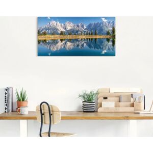 ARTland - Kaisergebirge Tirol - Blau - 40x20 cm - Wandbild ARTland - Kaisergebirge Tirol - Blau - 40x20 cm - Wandbild