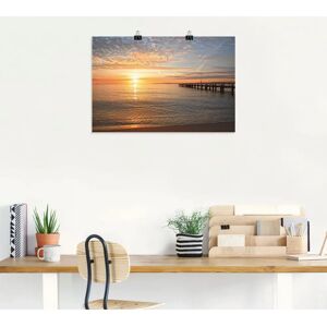 ARTLAND - Früh morgens an der Ostsee - 30x20 cm - Poster - Wall art ARTLAND - Früh morgens an der Ostsee - 30x20 cm - Poster - Wall art