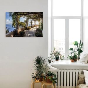 ARTLAND Garten der Villa San Michele auf Capri Wandbild - Grün - Hochwertiger Digitaldruck ARTLAND Garten der Villa San Michele auf Capri Wandbild - Grün - Hochwertiger Digitaldruck