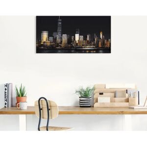 ARTLAND New York Financial Distrikt Grau Wandbild - Leinwand & Alubild ARTLAND New York Financial Distrikt Grau Wandbild - Leinwand & Alubild
