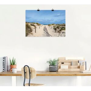 ARTLAND - Strandaufgang an der Küste der Ostsee - 60x40 cm - Wall Art ARTLAND - Strandaufgang an der Küste der Ostsee - 60x40 cm - Wall Art