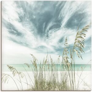 ARTLAND - Allein am Strand - Blau - 30x30 cm - Canvas Print ARTLAND - Allein am Strand - Blau - 30x30 cm - Canvas Print