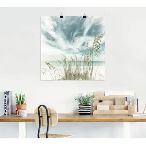 ARTLAND - Allein am Strand - 40x40 cm - blau - Wall art ARTLAND - Allein am Strand - 40x40 cm - blau - Wall art