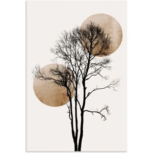 ARTLAND Sonne und Mond versteckt Wandbild - 60x90cm - Alu-Dibond ARTLAND Sonne und Mond versteckt Wandbild - 60x90cm - Alu-Dibond