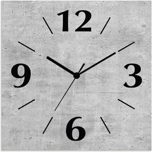ARTLAND Grauer Beton Graue Wanduhr ARTLAND Grauer Beton Graue Wanduhr