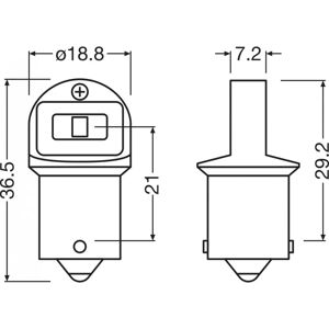 OSRAM 5007DWP-2BL Signal Light OSRAM 5007DWP-2BL Signal Light