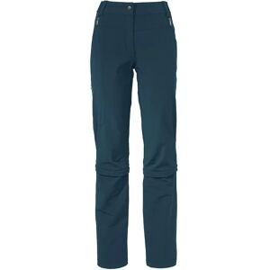 Vaude Farley Stretch Capri T-Zip Pants - Women - Blue - 46/S Vaude Farley Stretch Capri T-Zip Pants - Women - Blue - 46/S