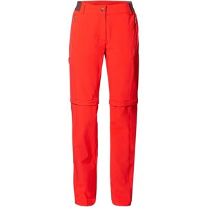 Vaude Farley Stretch Zip-Off T-Zip Pants II - Mujer - Naranja - Pantalón de montaña Vaude Farley Stretch Zip-Off T-Zip Pants II - Mujer - Naranja - Pantalón de montaña