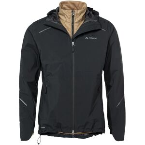 VAUDE Herren Yaras 3in1 Jacket - black/oat - L - Jacket VAUDE Herren Yaras 3in1 Jacket - black/oat - L - Jacket