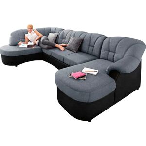 DOMO COLLECTION Flores U-Form Sofa - Wohnzimmer Möbel DOMO COLLECTION Flores U-Form Sofa - Wohnzimmer Möbel