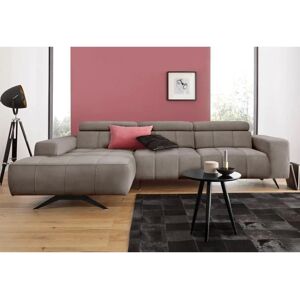 Domo collection Trento L-Form Sofa - Grau Domo collection Trento L-Form Sofa - Grau