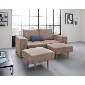Wolfgang Joop Looksv 2,5-Sitzer Sofa Beige-Braun Wolfgang Joop Looksv 2,5-Sitzer Sofa Beige-Braun