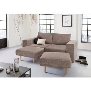 Wolfgang Joop Looksv 3-Sitzer Sofa - Beige-Braun Wolfgang Joop Looksv 3-Sitzer Sofa - Beige-Braun