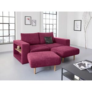 WOLFGANG JOOP Looksvb Sofa - Microflausch, 3-Sitzer, Lila WOLFGANG JOOP Looksvb Sofa - Microflausch, 3-Sitzer, Lila