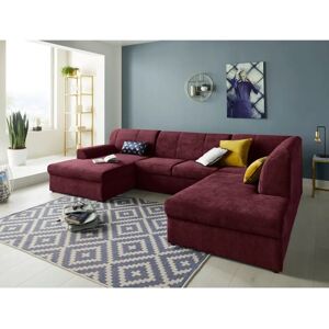 DOMO COLLECTION Topper U-Form U-förmiges Chenille-Sofa - Sofa DOMO COLLECTION Topper U-Form U-förmiges Chenille-Sofa - Sofa