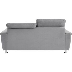 Domo Collection Franzi Sofa - 2-Sitzer, Grau, Modernes Design Domo Collection Franzi Sofa - 2-Sitzer, Grau, Modernes Design