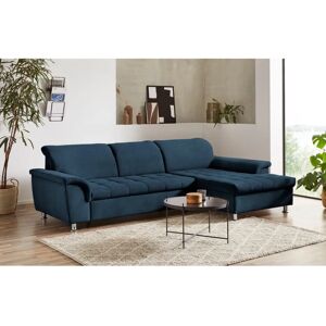 Domo Collection Franzi L-Form Sofa - Dunkelblau Domo Collection Franzi L-Form Sofa - Dunkelblau