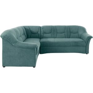 Domo Collection Sarafina L-Form Sofa - Chenille, Petrol, 240cm Domo Collection Sarafina L-Form Sofa - Chenille, Petrol, 240cm