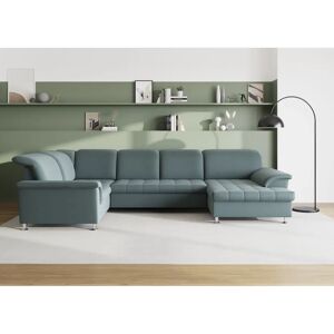 DOMO collection Franzi - Blaue modulare Wohnlandschaft mit Stauraum & Recamiere DOMO collection Franzi - Blaue modulare Wohnlandschaft mit Stauraum & Recamiere