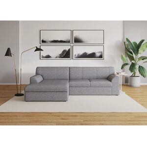 Domo Collection L-Form Sofa mit Bettfunktion - Grau Domo Collection L-Form Sofa mit Bettfunktion - Grau