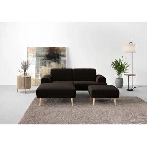 andasu202fNordic Interior Braun Microfaser Recamiere - Sofa andasu202fNordic Interior Braun Microfaser Recamiere - Sofa