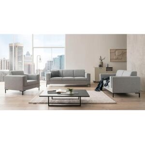 WOLFGANG JOOP LOOKS VII Silber 3-Sitzer Sofa - Sofa WOLFGANG JOOP LOOKS VII Silber 3-Sitzer Sofa - Sofa