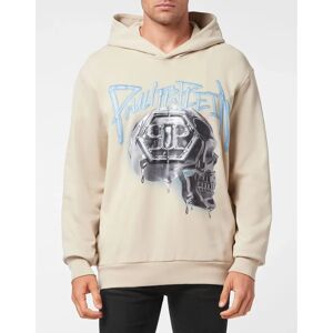 Philipp Plein Sweatshirt Skull Beige - Sweatshirt Philipp Plein Sweatshirt Skull Beige - Sweatshirt