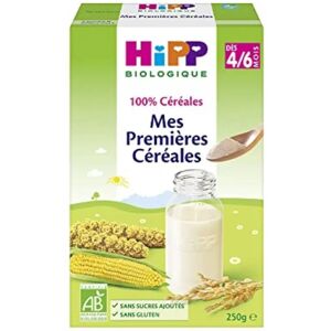 Céréales bio pour bébé HiPP - 250g - Dès 4/6 mois - Publicité Céréales bio pour bébé HiPP - 250g - Dès 4/6 mois - Publicité