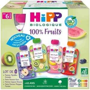 HiPP Compotes de Fruits Bio - Dès 6 Mois - 4 Saveurs - Publicité HiPP Compotes de Fruits Bio - Dès 6 Mois - 4 Saveurs - Publicité