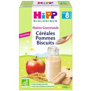 Céréales bio pour bébé HiPP - Pomme - Publicité Céréales bio pour bébé HiPP - Pomme - Publicité