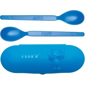 Hipp Kinder Reisservies Blauw - Kinderservies voor op reis Hipp Kinder Reisservies Blauw - Kinderservies voor op reis