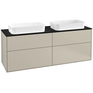 Villeroy et Boch Finion Armoire de lavabo mural - Laqué mat sable - Publicité Villeroy et Boch Finion Armoire de lavabo mural - Laqué mat sable - Publicité