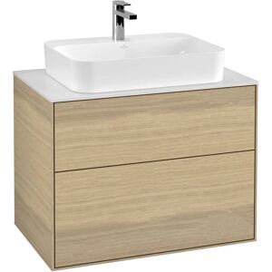 Villeroy & Boch F34100PC Mueble de lavabo en roble - 2 Cajones Villeroy & Boch F34100PC Mueble de lavabo en roble - 2 Cajones