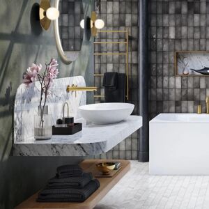 Vas de perete oval - CeramicPlus, Alb Vas de perete oval - CeramicPlus, Alb