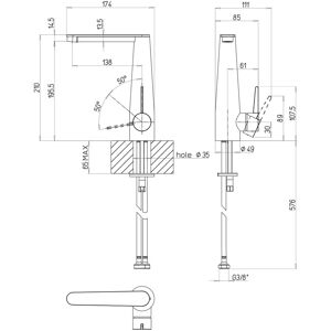 Villeroy & Boch Conum Brushed Gold Waschtischarmatur - Badwaschbecken Villeroy & Boch Conum Brushed Gold Waschtischarmatur - Badwaschbecken