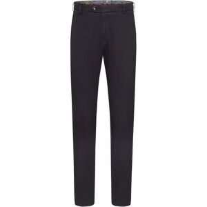 Meyer Bonn Donkerblauwe Katoenen Chino - Broek Meyer Bonn Donkerblauwe Katoenen Chino - Broek