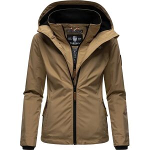 Marikoo Kvinders B659 Taupe letvægts windbreaker Marikoo Kvinders B659 Taupe letvægts windbreaker