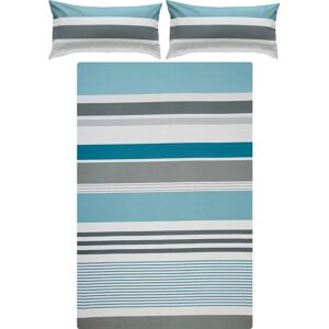 REDBEST Renforcé Bettwäsche - grün/blau - 200x200 cm REDBEST Renforcé Bettwäsche - grün/blau - 200x200 cm
